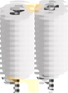 Vertical and Wall Toilet Tissue Holder in Vibrant Brushed Moderne Brass